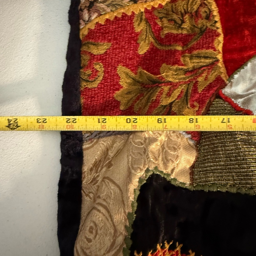 Vtg Allure Patchwork Blazer Jacket Black Multi Lo… - image 6